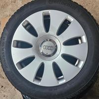 4 cerchi in lega originali audi 