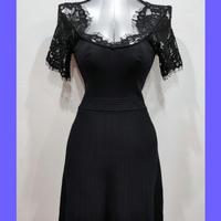 Motivi mini dress NUOVO donna nero vestito abito