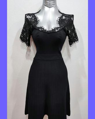 Motivi mini dress NUOVO donna nero vestito abito