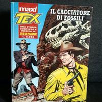 Libro fumetto Maxi Tex, il cacciatore di fossili