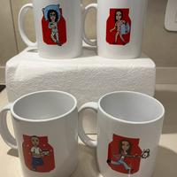 Nutella 4 mugs con frasi e stampe