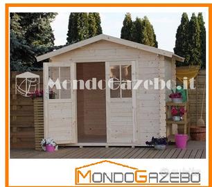 Casetta legno 250X250 RUBINO 28mm Blockhouse