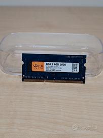 Banco RAM DDR3 4GB 1600 SO-DIMM