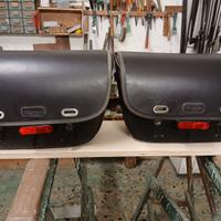 Borse laterali moto Triumph originali street twin