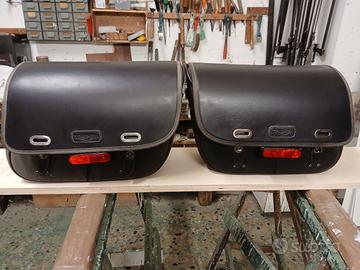 Borse laterali moto Triumph originali street twin