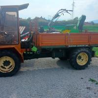 Trattore Goldoni con cassone ribaltabile