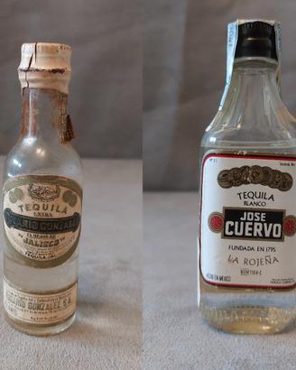 Lotto di 2 mignon liquore tequila