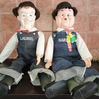 Pupazzi Vintage anni 70 80 Stanlio e Ollio rari