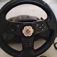 volante e pedaliera per console rally F1 Moto gp