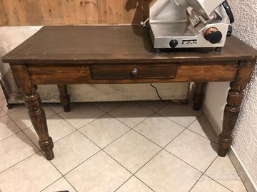 TAVOLO LEGNO ANTICO RETTANGOLARE