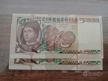 lire 5000 Antonello da Messina banconote lira