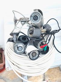 telecamere più cavo 