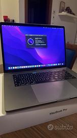 Mac book pro 15” retina Touch Bar 