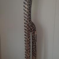 giraffa in legno