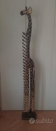 giraffa in legno