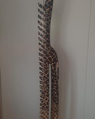 giraffa in legno
