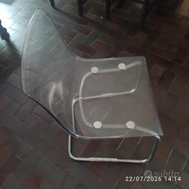 sedia trasparente ikea