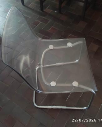 sedia trasparente ikea