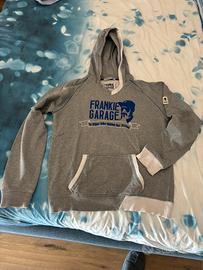 Felpa grigia con cappuccio Frankie Garage