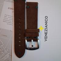 Venezianico Cinturino pelle scamosciata ansa 22mm