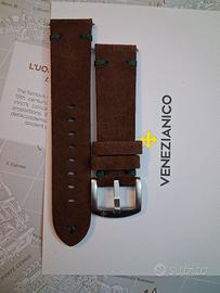 Venezianico Cinturino pelle scamosciata ansa 22mm