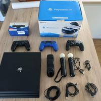 Play Station 4 Pro + 3 videogiochi + accessori