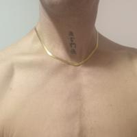 collana colore oro 