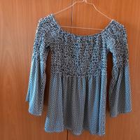 Camicia con maniche a campana