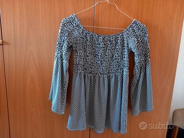 Camicia con maniche a campana