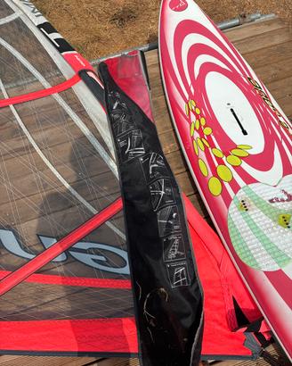 Kit Windsurf Wave: Vela 4.5, Albero, Tavola RRD
