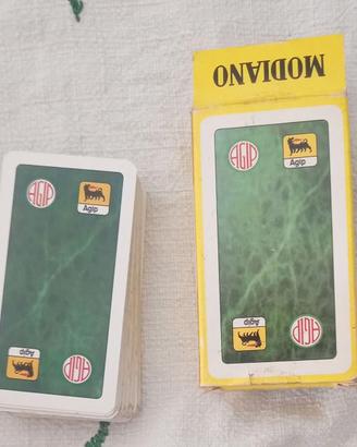 Carte da gioco Modiano Agip Petroli
