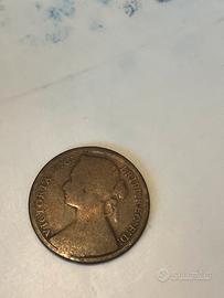 Moneta 1 Penny Regina Vittoria 1874