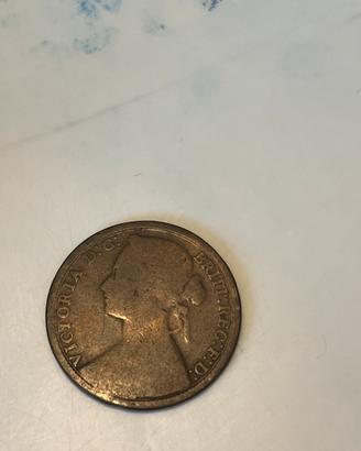 Moneta 1 Penny Regina Vittoria 1874