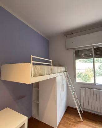 letto a soppalco con armadio + materasso