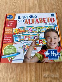 Il trenino dell’alfabeto Montessori
