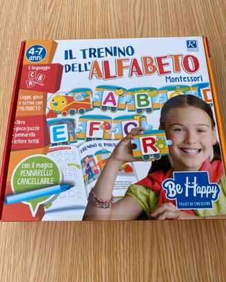 Il trenino dell’alfabeto Montessori