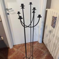 Candelabro ferro battuto