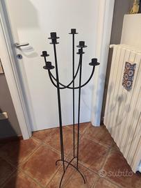 Candelabro ferro battuto