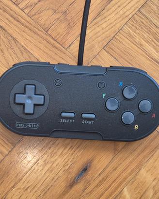 Pad Usb Retrobit Super Nintendo nero
