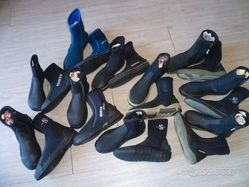 Calzari scarpette per immersioni sub