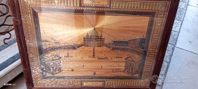 Opera unica e rara dei primi 800 tutto intarsiato 