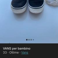 Scarpe VANS nere ragazzo/a ottime