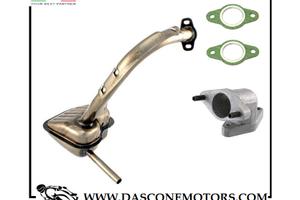 MARMITTA PIAGGIO VESPA 50CC CON GUARNIZIONI E COLL