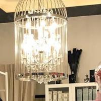 Lampadario Gabbia uccelli