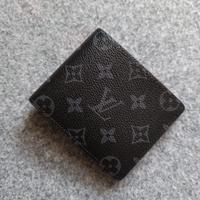 Poortafoglio uomo elegante nero nuovo 