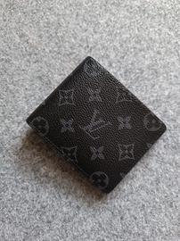 Poortafoglio uomo elegante nero nuovo 