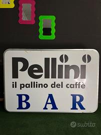 Insegna luminosa Pellini Caffè BAR - Vintage