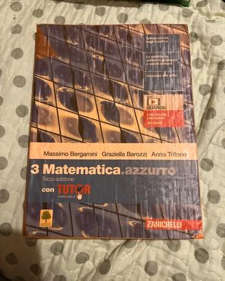3 Matematica Azzurro Terza Edizione  9788808930552