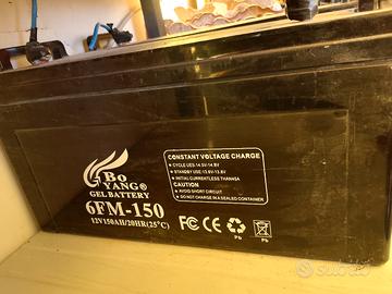 batterie a gel per fotovoltaico 