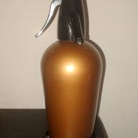Bottiglia Seltz inglese metallo H cm 28 